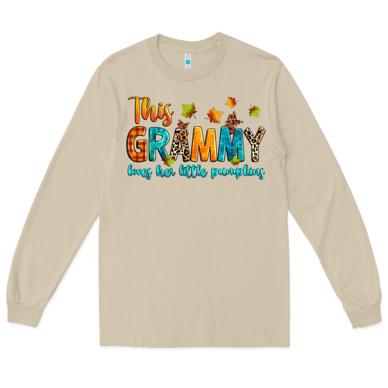 Customized This Grammy Loves Her Little Pumpkins Long Sleeve Tee by texasbilliewilder | Teevron
