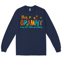 Navy customized this grammy loves her little pumpkins Long Sleeve Tee - texasbilliewilder