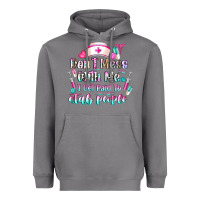 Storm Don't Mess With Me I Get Paid To Stab People Heavyweight Hoodie - CowhideDigitalArt