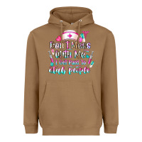 Toasted Coconut Don't Mess With Me I Get Paid To Stab People Heavyweight Hoodie - CowhideDigitalArt