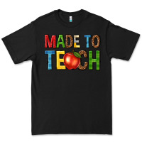 Black made to teach Premium Tee - NancyCooperArtShop