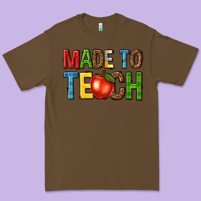 Made To Teach Premium Tee Designed By Nancycooperartshop