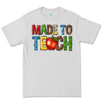 Dove Grey made to teach Premium Tee - NancyCooperArtShop