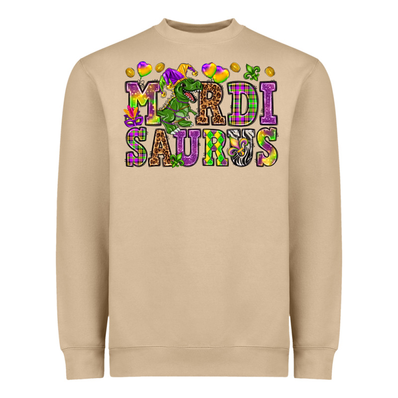 Mardi Saurus Heavyweight Sweatshirt by HowdyJamesFarm | Teevron