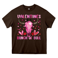 Chocolate Brown valentines is a bunch of bull Heavy Core Tee - MaliasSmallBusiness