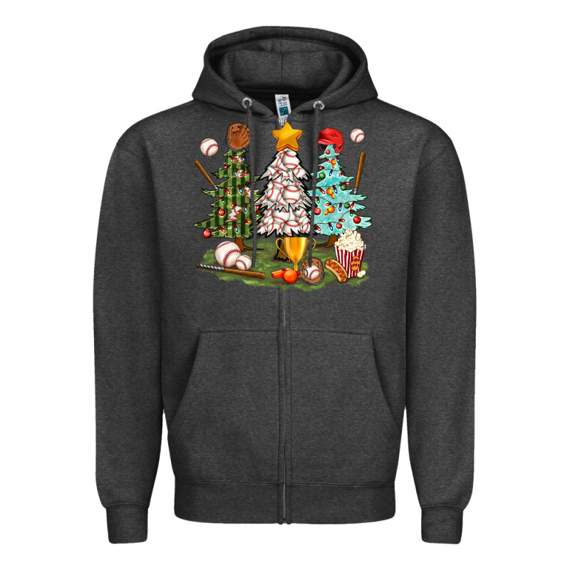 Baseball Trees Bbs Zipper Hoodie by BundleAndBundleShop | Teevron