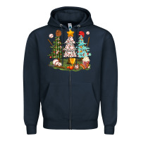 Navy baseball trees bbs Zipper Hoodie - BundleAndBundleShop