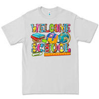 Dove Grey welcome school Premium Tee - NancyCooperArtShop