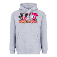 Heather Grey Hair Stylist Your Textt Heavyweight Hoodie - CowhideDigitalArt