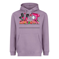 Lavender Hair Stylist Your Textt Heavyweight Hoodie - CowhideDigitalArt