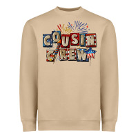Mushroom Cousin crew 4th of july Heavyweight Sweatshirt - CowGirlArtShop