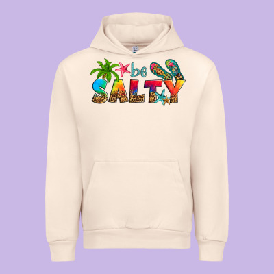 Be Salty Urban Hoodie Designed By Artiststas