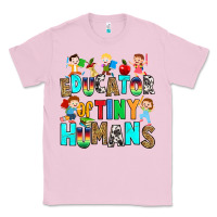 Bubblegum Pink Educator of tiny humans Classic Tee - RanaPortraitStore