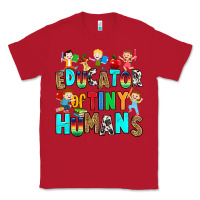 Red Educator of tiny humans Classic Tee - RanaPortraitStore