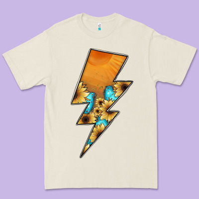 Lightning Bolt Premium Tee Designed By Jahusdesignshop