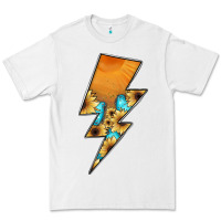 White Lightning Bolt Premium Tee - JahusDesignShop