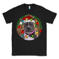 Black Christmas Pitbull Classic Tee - RanaPortraitStore