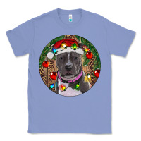 Colony Blue Christmas Pitbull Classic Tee - RanaPortraitStore