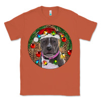 Copper Christmas Pitbull Classic Tee - RanaPortraitStore