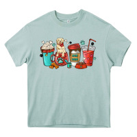 Arona dog mama golden retriever Heavy Core Tee - MaliasSmallBusiness