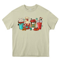 Mossy dog mama golden retriever Heavy Core Tee - MaliasSmallBusiness