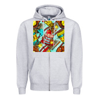 Heather Grey softball coffee cup and bat with leopard seamless pattern bbs Zipper Hoodie - BundleAndBundleShop