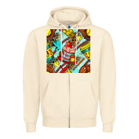 Sandshell softball coffee cup and bat with leopard seamless pattern bbs Zipper Hoodie - BundleAndBundleShop
