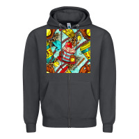 Smoke softball coffee cup and bat with leopard seamless pattern bbs Zipper Hoodie - BundleAndBundleShop