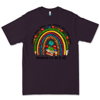 Plum teachers we do it all rainbow Premium Tee - NancyCooperArtShop
