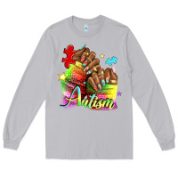 Moon Dust Black woman Autism nails Long Sleeve Tee - NancyCooperArtShop