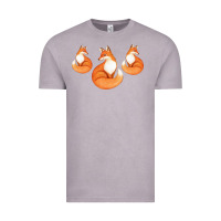 Vintage Zinc Three Little Foxes IN Fox Family I Gift Vintage Tee - Bettercallsaul