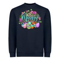 Navy Easter Mama Happy Easter Day Heavyweight Sweatshirt - CowGirlArtShop