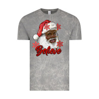 Cloud Rock african american santa believe Vintage Tee - RanaPortraitStore