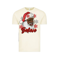 Vintage Arctic african american santa believe Vintage Tee - RanaPortraitStore