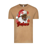Vintage Camel african american santa believe Vintage Tee - RanaPortraitStore
