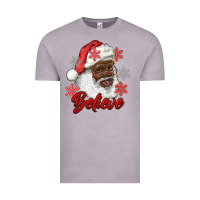 Vintage Zinc african american santa believe Vintage Tee - RanaPortraitStore