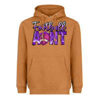 Football Aunt Heavyweight Hoodie | Teevron