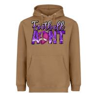 Toasted Coconut football aunt Heavyweight Hoodie - CowhideDigitalArt