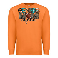 Carrot senior mom squad football design Premium Sweatshirt - CowhideDigitalArt