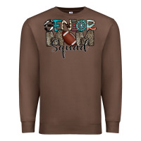 Chestnut senior mom squad football design Premium Sweatshirt - CowhideDigitalArt