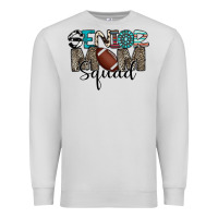 Senior Mom Squad Football Design Premium Sweatshirt | Teevron