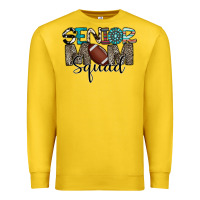 Lemon senior mom squad football design Premium Sweatshirt - CowhideDigitalArt