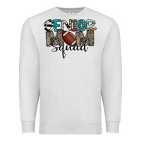 Oatmeal Heather senior mom squad football design Premium Sweatshirt - CowhideDigitalArt