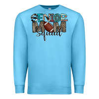 Ocean Blue senior mom squad football design Premium Sweatshirt - CowhideDigitalArt