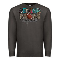 Smoke senior mom squad football design Premium Sweatshirt - CowhideDigitalArt