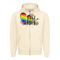 Sandshell pride mom Zipper Hoodie - FaDigitalArtStudio