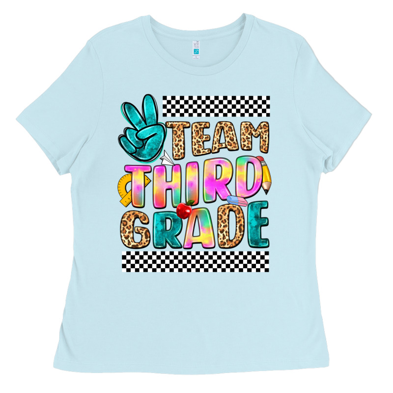 Team Third Grade Ladies Tee by NancyCooperArtShop | Teevron