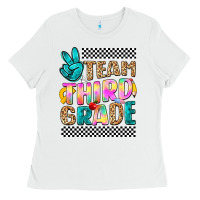 White team third grade Ladies Tee - NancyCooperArtShop