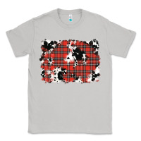 Moon Dust Christmas Plaid Cowhide Pattern Background Classic Tee - RanaPortraitStore