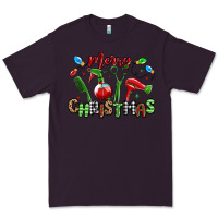 Plum merry christmas hair dresser Premium Tee - MaliasSmallBusiness
